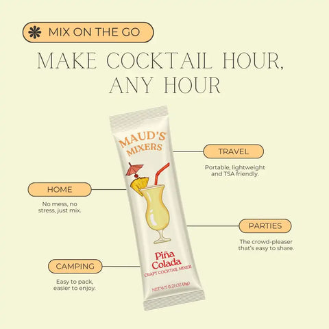 Maud's Mixers Pina Colada