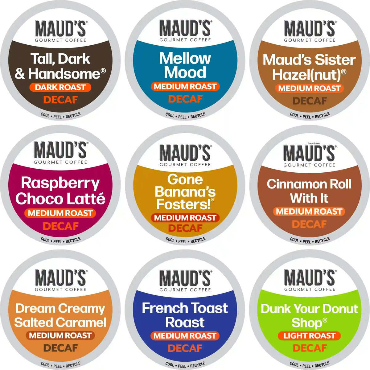 Maud's Decaf Coffee Pods Variety Pack - 80ct