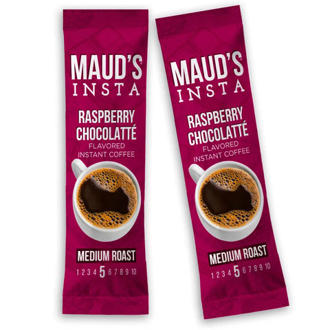 Maud's Raspberry Chocolate Coffee Instant Sticks