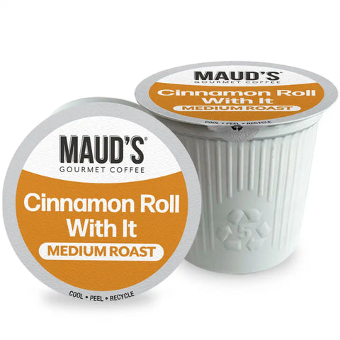 Maud's Cinnamon Roll Flavored Coffee Pods