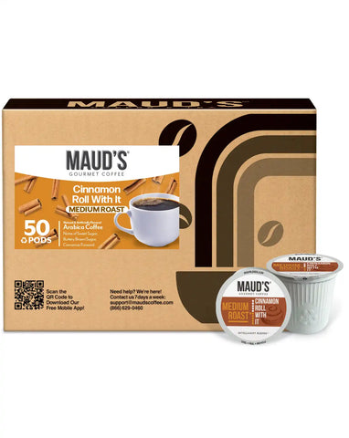 Maud's Cinnamon Roll Flavored Coffee Pods
