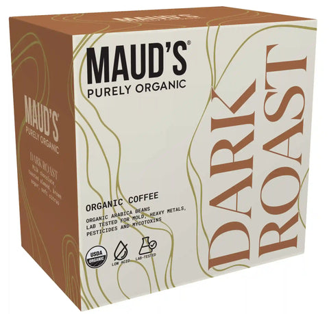 Maud's Purely Organic Dark Roast Coffee Pods