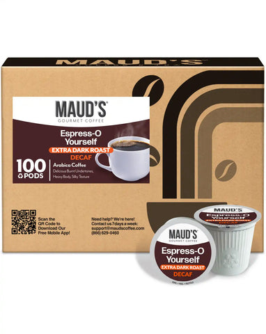 Maud's Decaf Espresso Coffee Pods