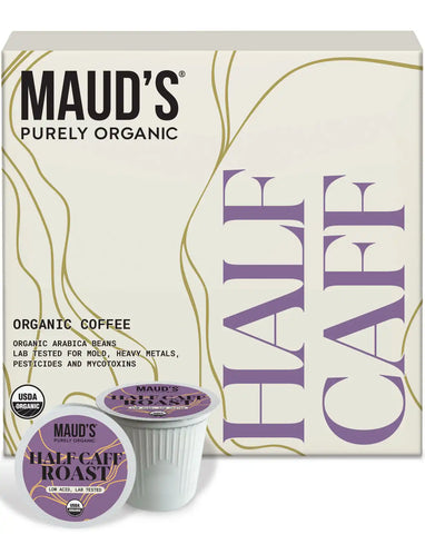 Maud's Purely Organic Half Caff Coffee Pods