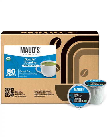 Maud's Organic Jasmine Green Tea Pods