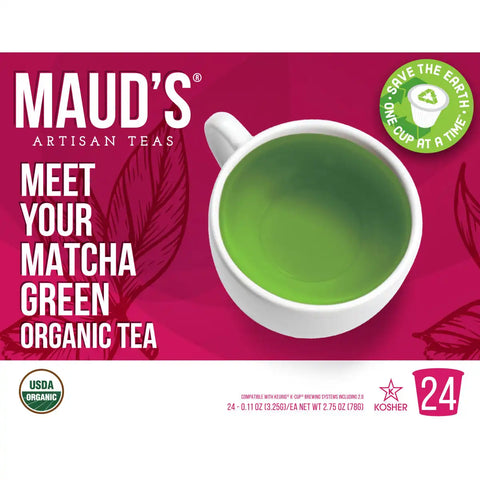Maud's Organic Matcha Green Tea Pods
