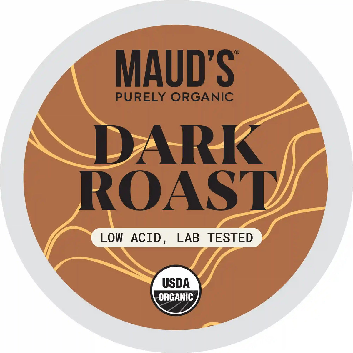 Maud's Purely Organic Dark Roast Coffee Pods