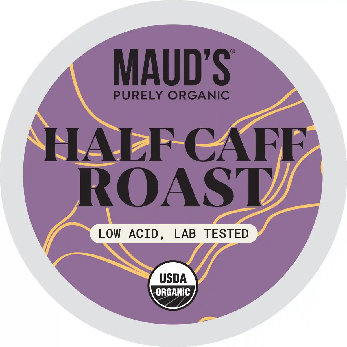 Maud's Purely Organic Half Caff Coffee Pods