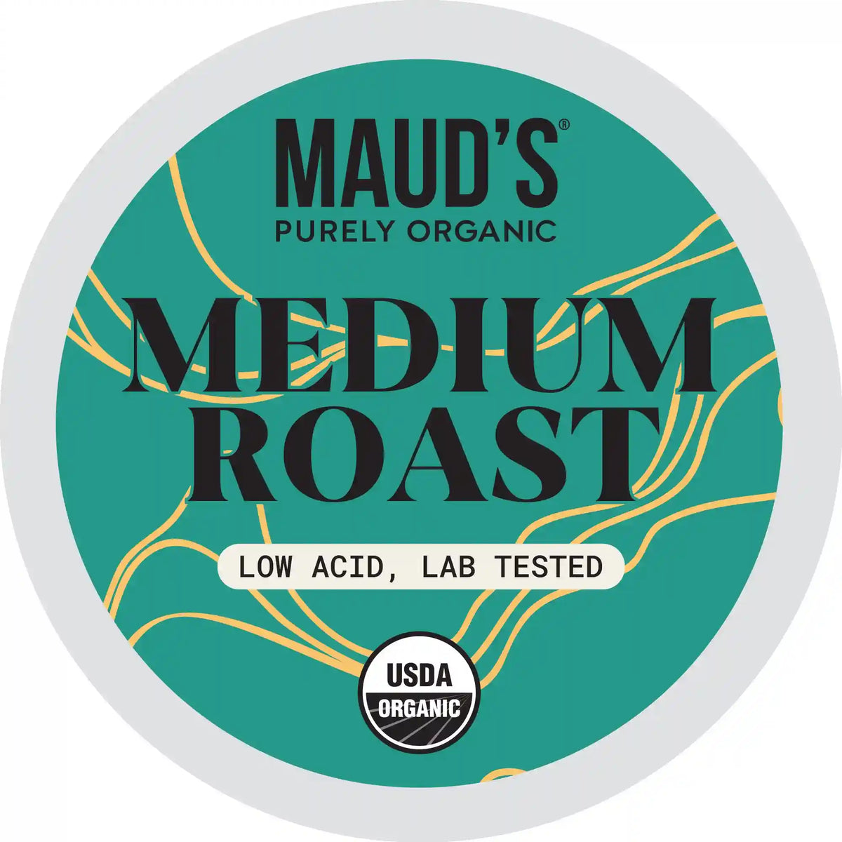 Mauds Purely Organic Medium Roast Coffee Pods