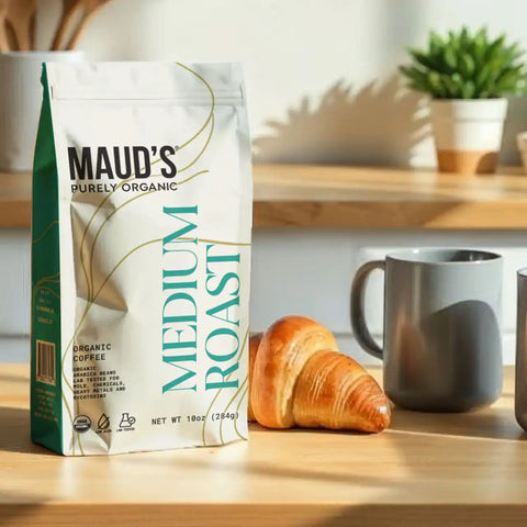Maud's Purely Organic Medium Roast Ground Coffee