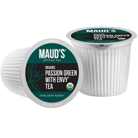 Maud's Organic Passion Green Tea Pods