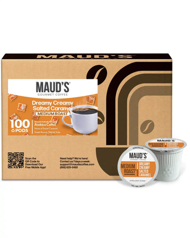 Maud's Salted Caramel Coffee Pods