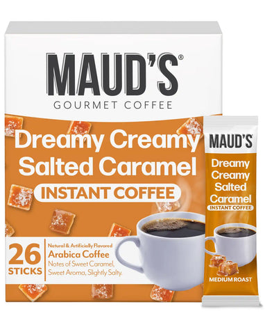 Maud's Salted Caramel Coffee Instant Sticks