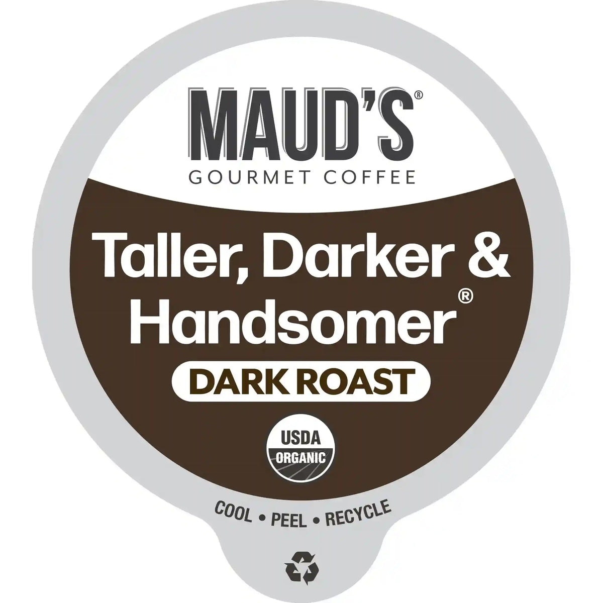 Maud's Organic Dark Roast Coffee Pods