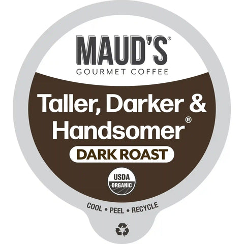 Maud's Organic Dark Roast Coffee Pods