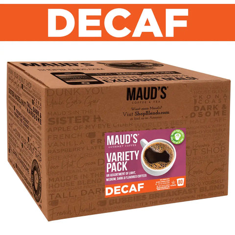 Maud's Decaf Coffee Pods Variety Pack - 80ct